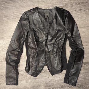 Faux Leather Jacket